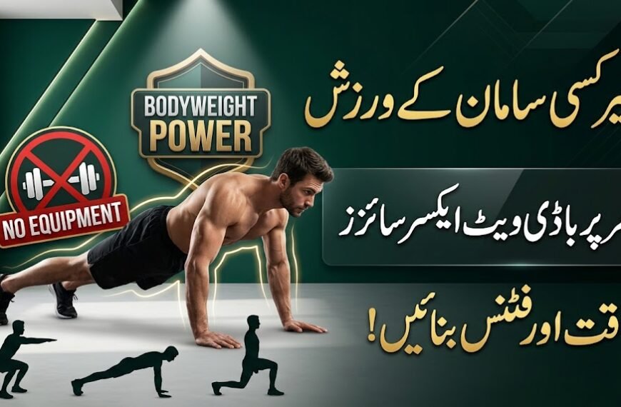 No-Equipment Home Workout – Best Bodyweight Exercises for Strength & Fitness